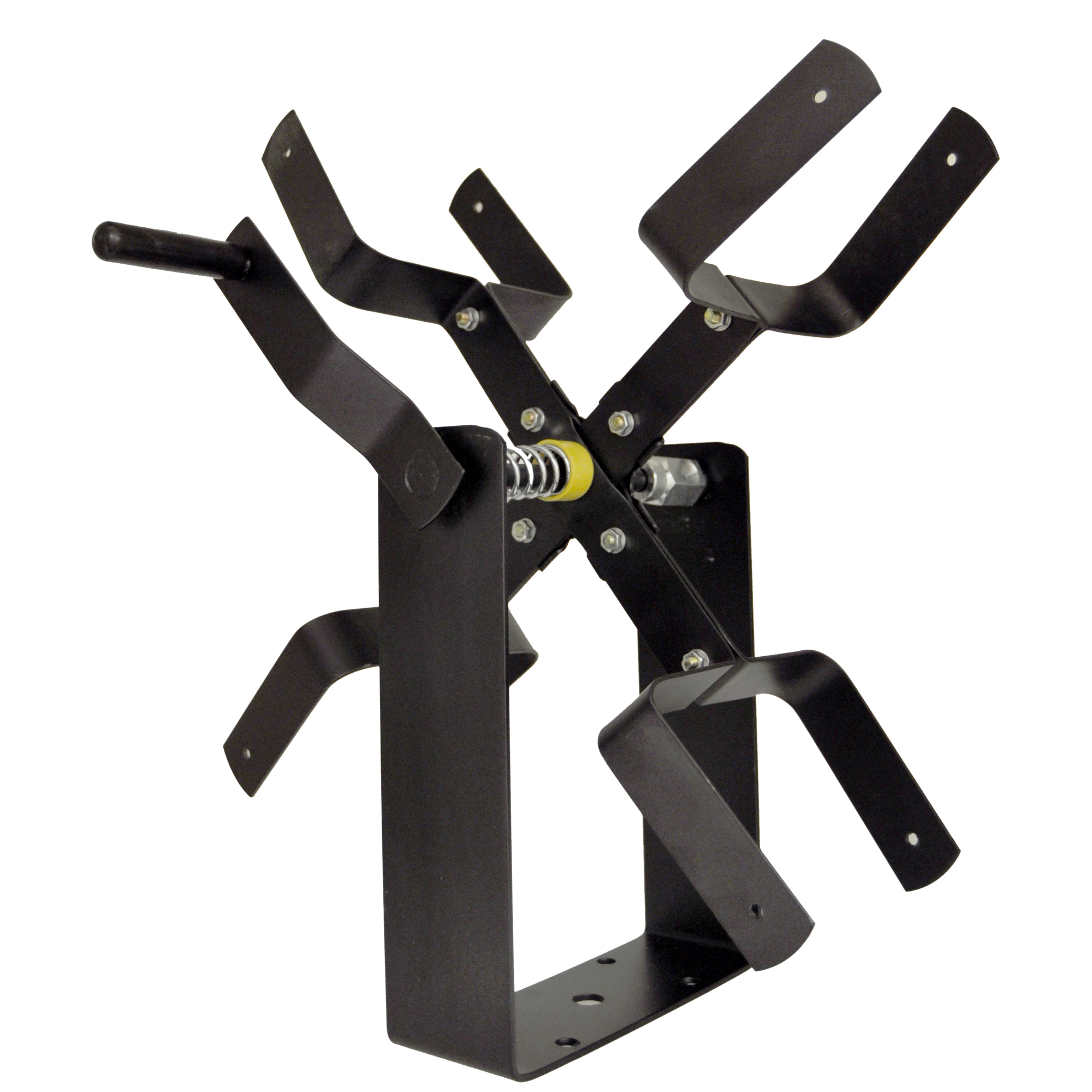 K-T Industries Manual Air Hose Reel — Holds 100ft. of 3/8in. Hose or 50ft. of 1/2in. Hose, Steel Construction, Model# 6-5344